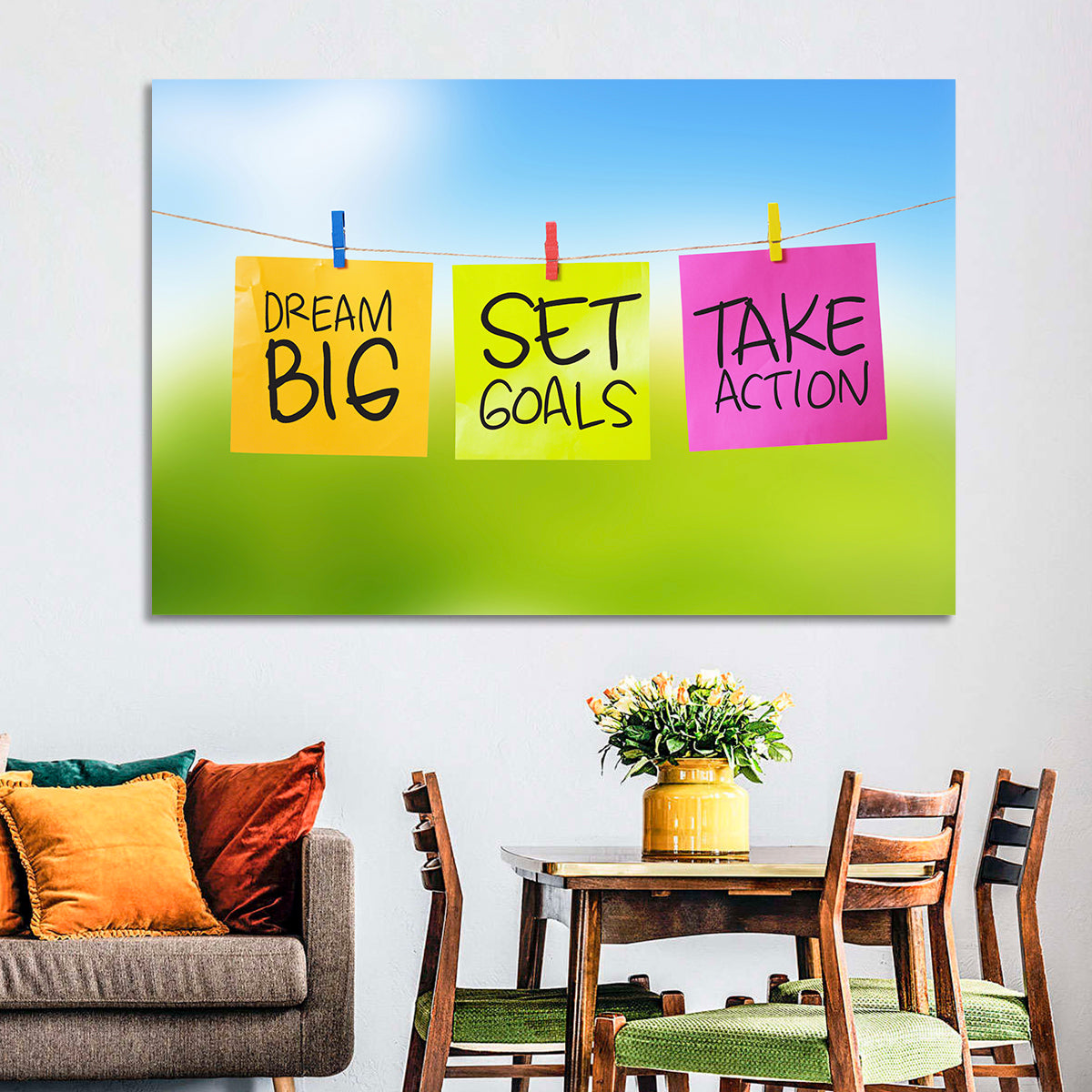 Dream Big Sticky Note Trio Wall Art