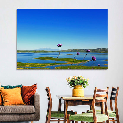 Lake Mathews Wildflower View Wall Art