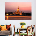 Wat Arun at Dusk Wall Art