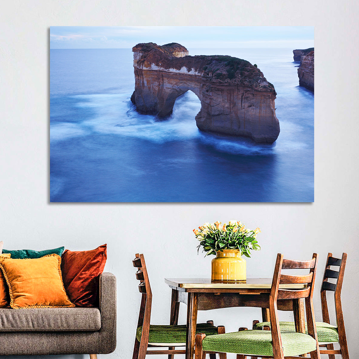 London Arch Ocean Cliffs at Dawn Wall Art