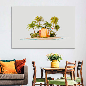 Island Vacation Concept Wall Art