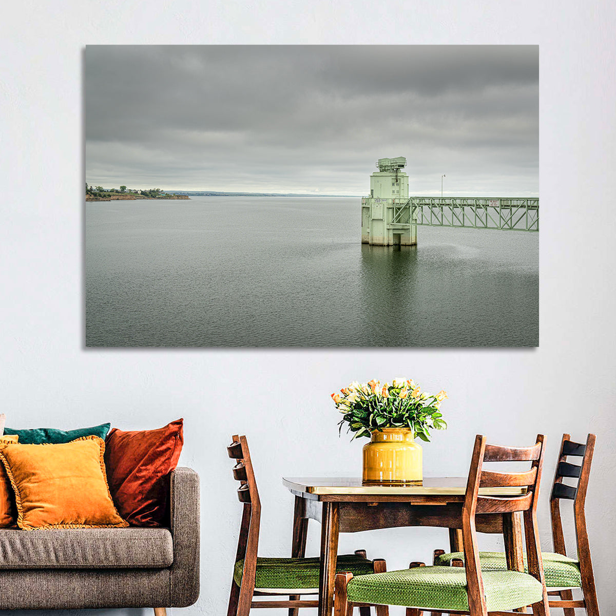 Lake Mcconaughy Intake Tower Wall Art