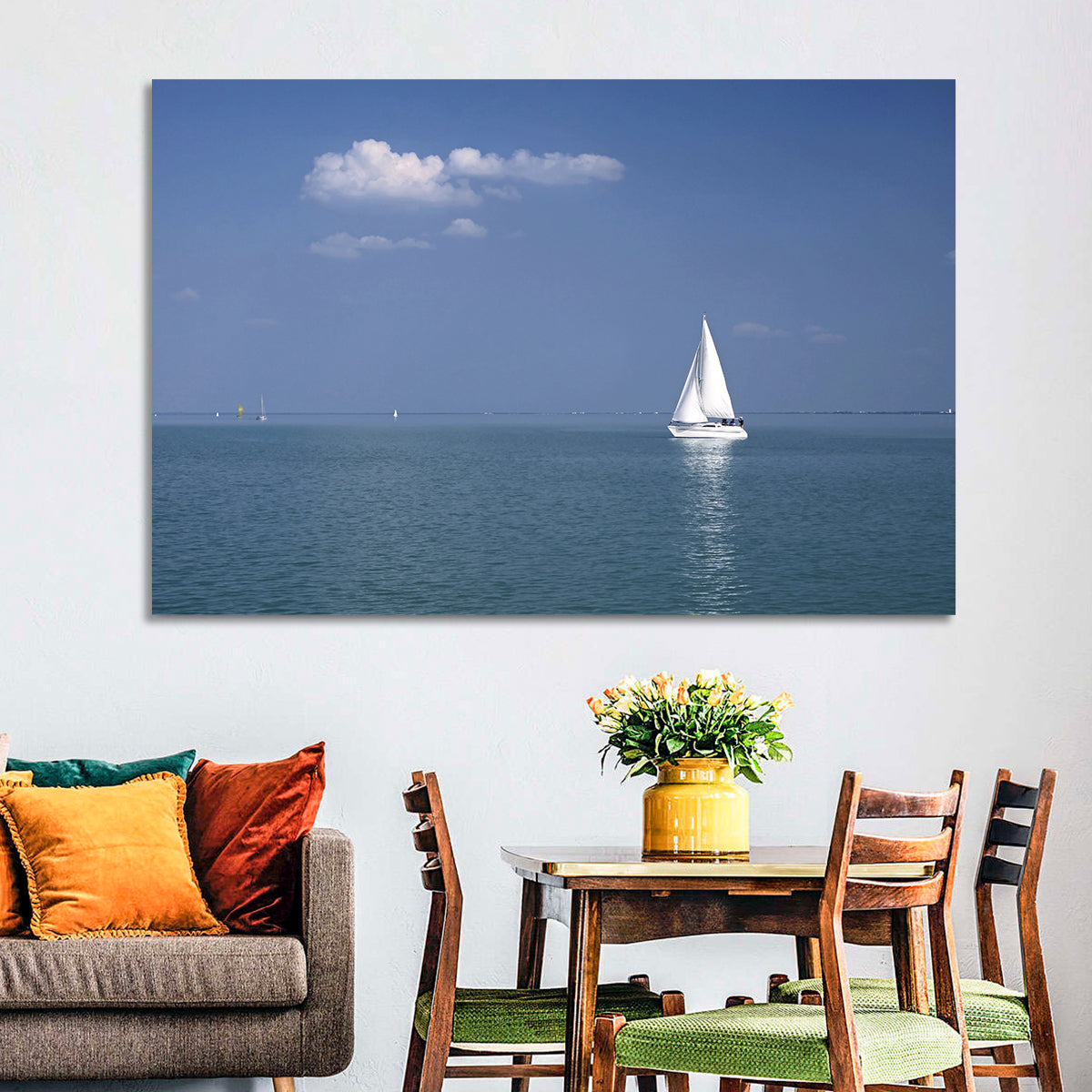 Sailboat on Lake Balaton Wall Art