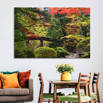 Rinoji Temple Autumn Garden Wall Art