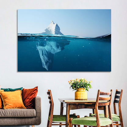Split-level Iceberg Wall Art