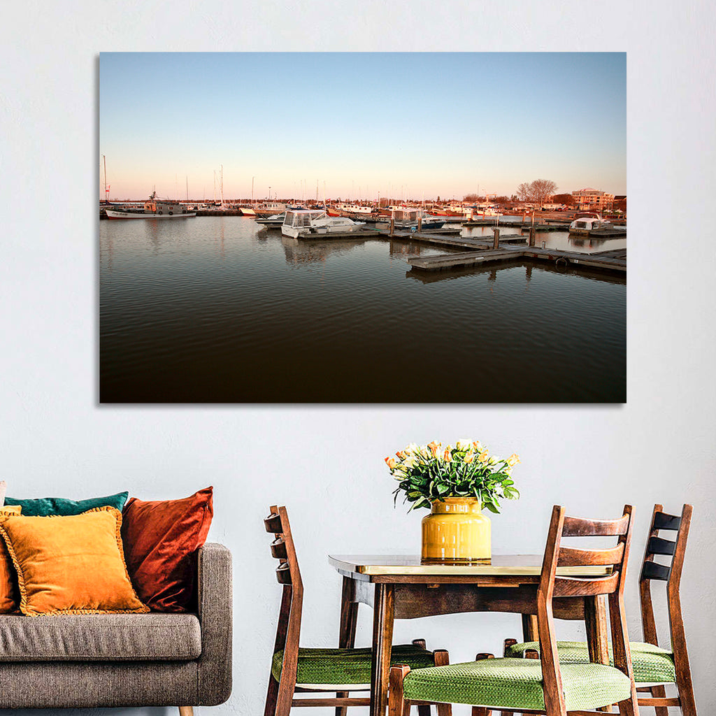 Gimli Marina Dock, Lake Winnipeg Wall Art
