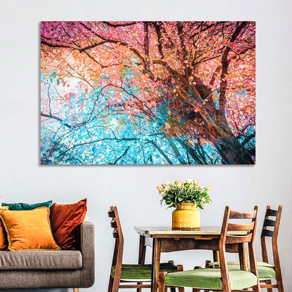 Autumn Canopy Abstract Wall Art