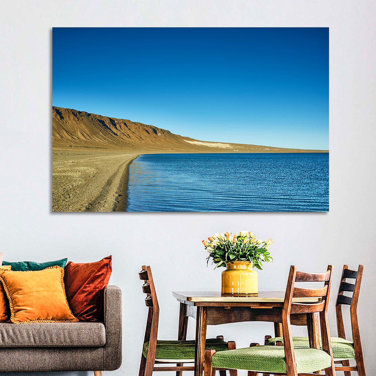 Khyargas Nuur Shoreline Wall Art