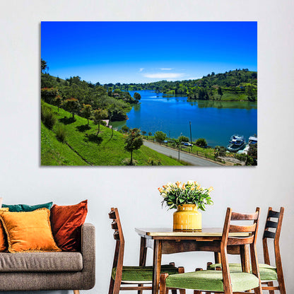 Santa Fe De Antioquia Lake View Wall Art