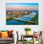 Augusta Savannah River Skyline Wall Art