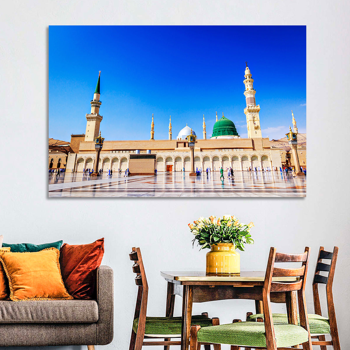 Al-masjid An-nabawi, Medina Wall Art in a room, landscape