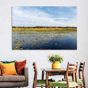 Cloudy Lake Toho Wall Art