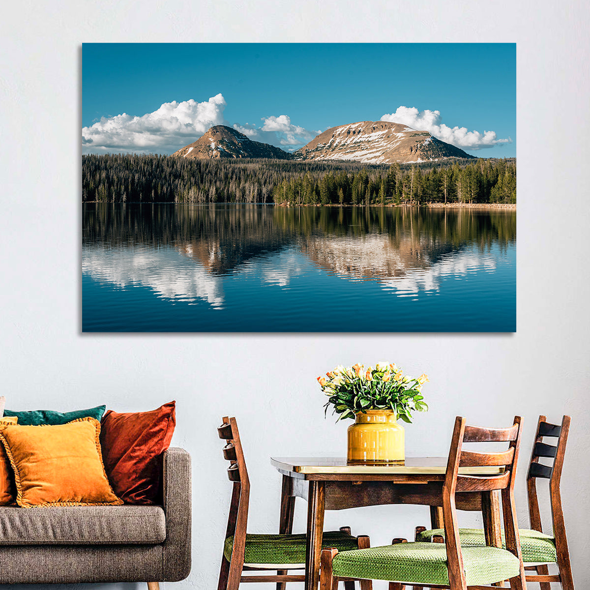 Uinta Mountains at Trial Lake Wall Art