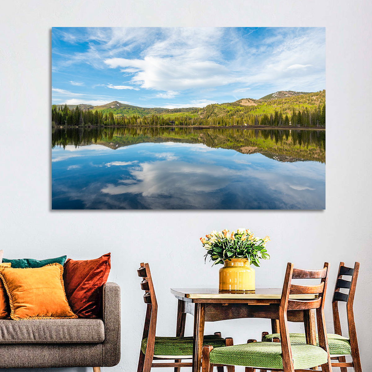 Silver Lake Reflection Wall Art