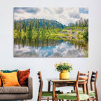 Highwood Lake Reflection Wall Art