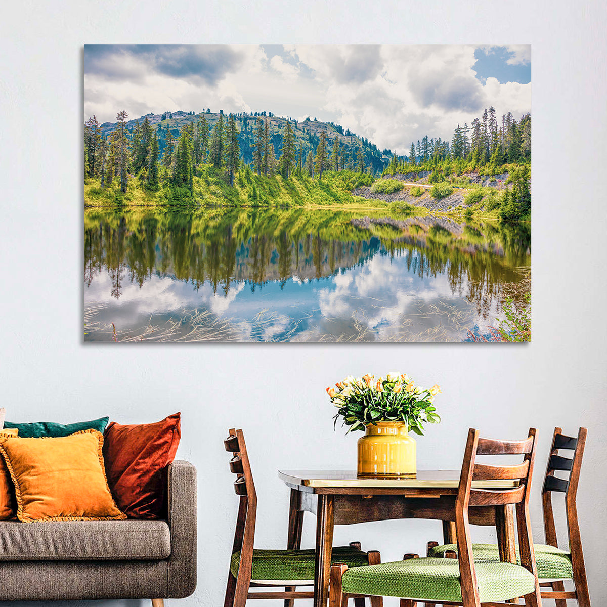 Highwood Lake Reflection Wall Art