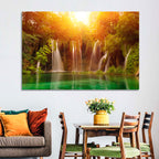 Plitvice Lakes Waterfalls Wall Art
