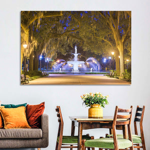 Forsyth Park Fountain Wall Art