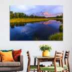 Grand Tetons Sunrise Over Snake River Wall Art