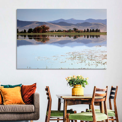 Mission Valley Lake Reflection Wall Art