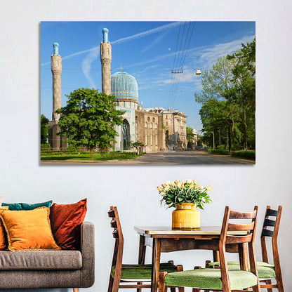 Saint Petersburg Mosque Blue Dome Wall Art