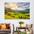 Santa Magdalena Valley at Golden Hour Wall Art