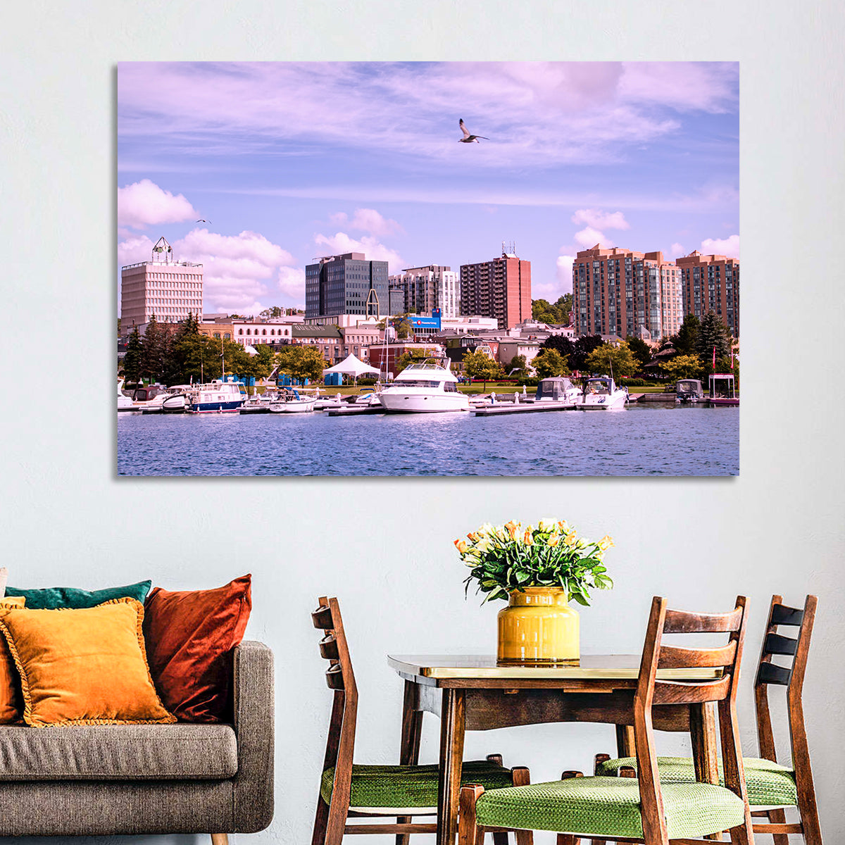 Barrie Lakefront Skyline Wall Art