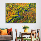 Winding Autumn River Wall Art