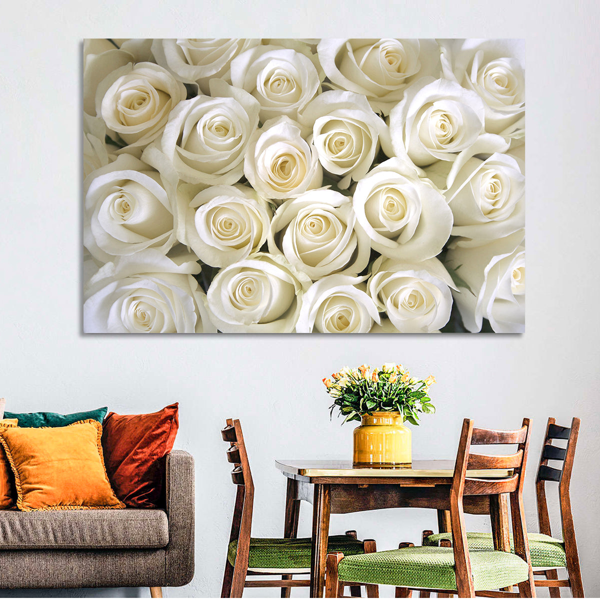 Silky Roses Wall Art