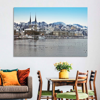 Hofkirche Lucerne Cityscape Wall Art