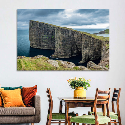 Trælanípa Cliff, Faroe Islands Wall Art