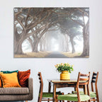 Misty Cypress Tunnel Wall Art