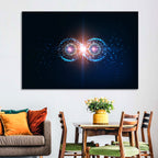 Polygonal Infinity Loop Wall Art