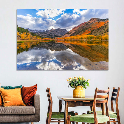 North Lake Autumn Reflection Wall Art