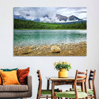 Patricia Lake Cloudy Peaks Wall Art