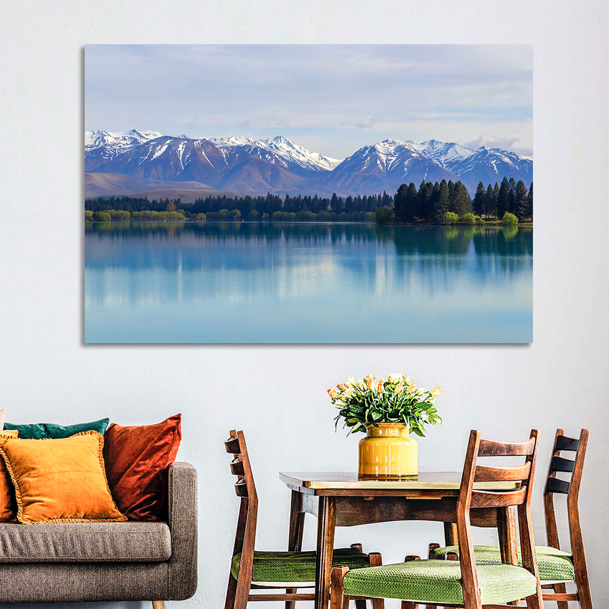 Lake Ruataniwha Reflection Wall Art