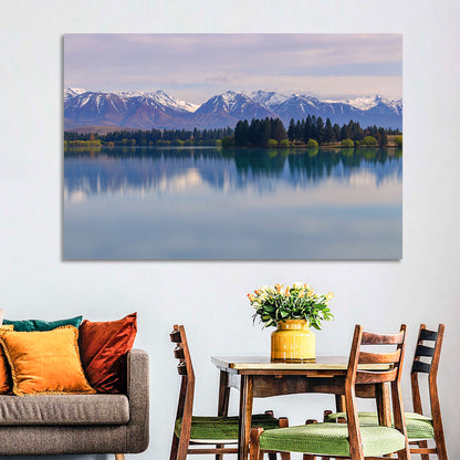 Ruataniwha Lake Reflection Wall Art