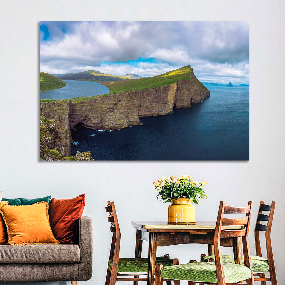 Sørvágsvatn Cliff Overlook Wall Art