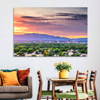 Albuquerque Skyline at Dusk Wall Art