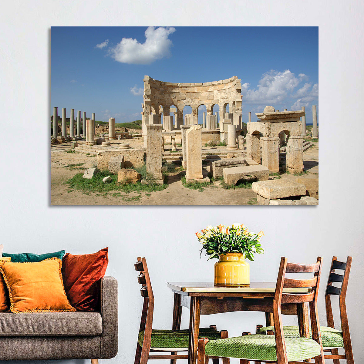 Leptis Magna Stone Ruins Wall Art