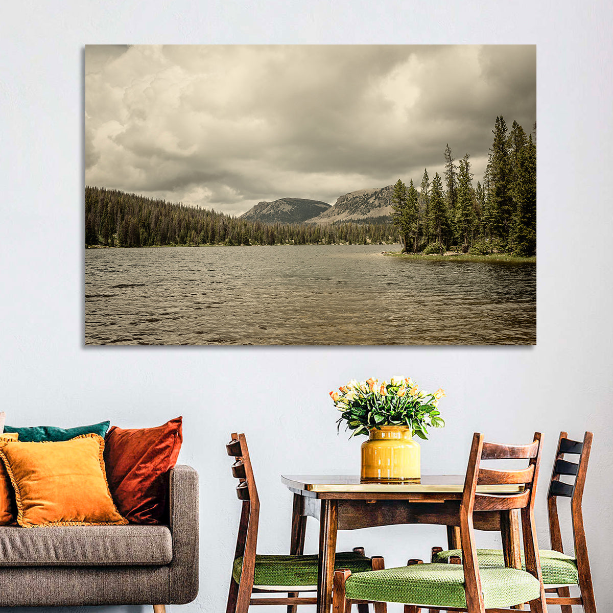Mirror Lake Reflection Wall Art