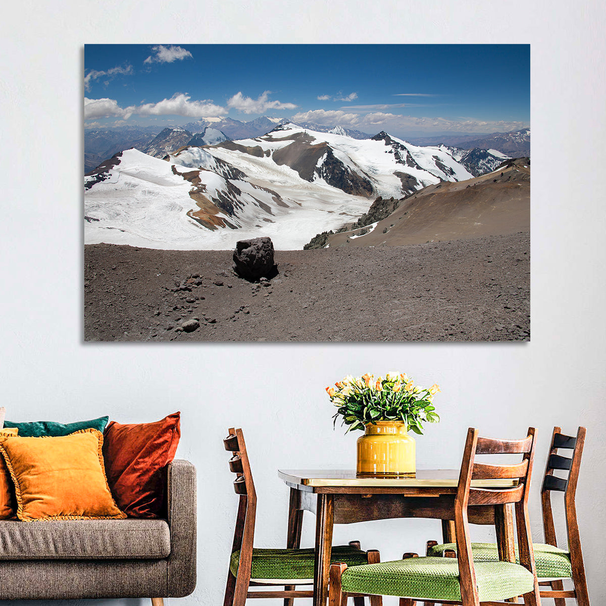 Aconcagua Glacial View Wall Art