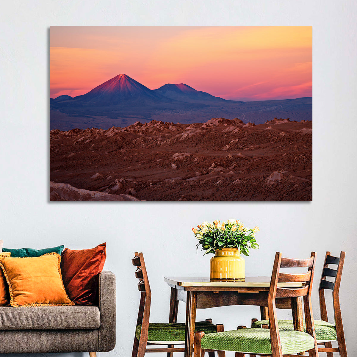 Valle De La Luna, Licancabur Volcano Wall Art