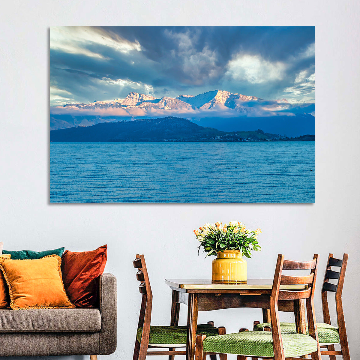Lake Obersee Golden Hour Wall Art