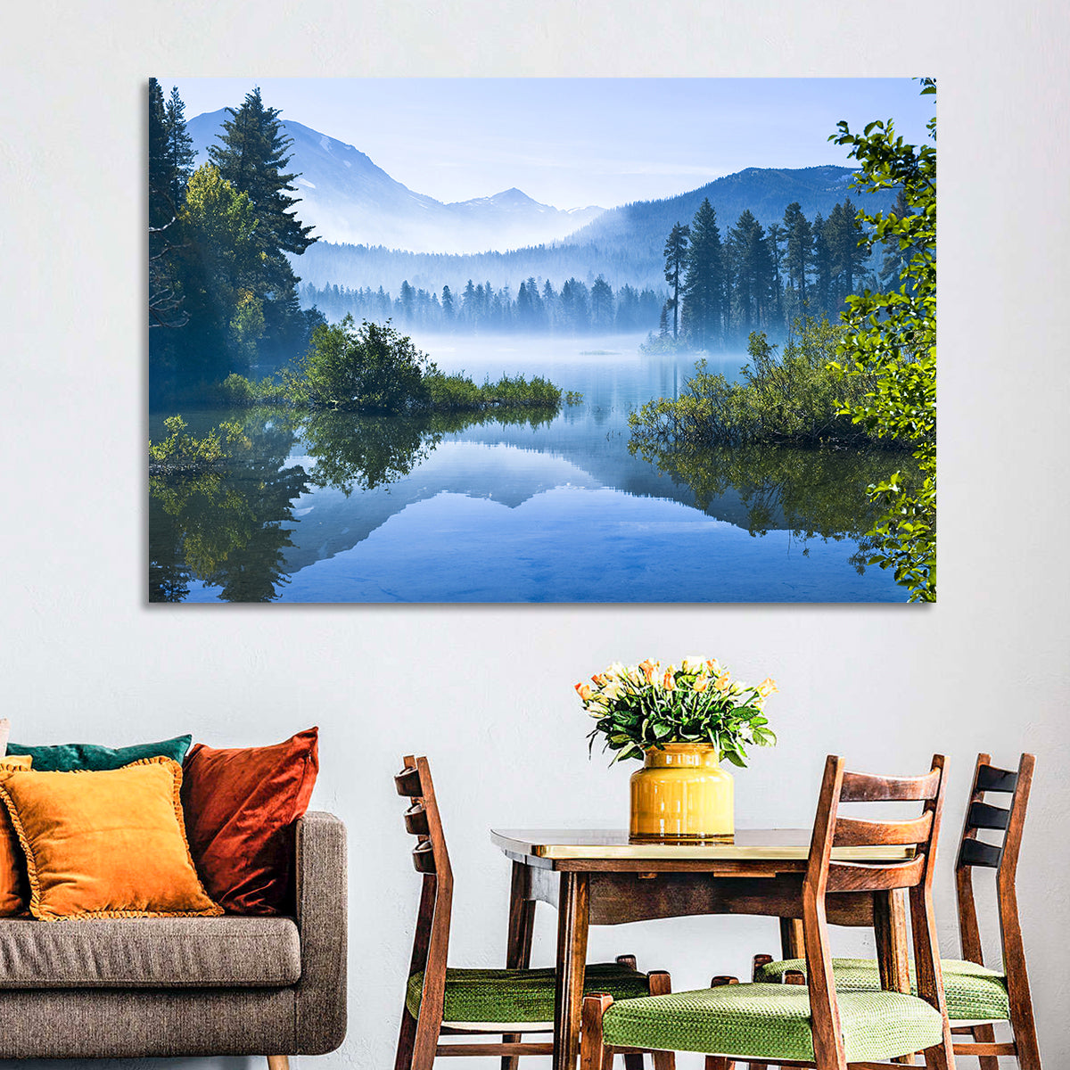 Lassen Morning Reflection Wall Art