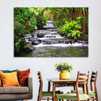 Tabacon Tiered Hot Springs Waterfall Wall Art