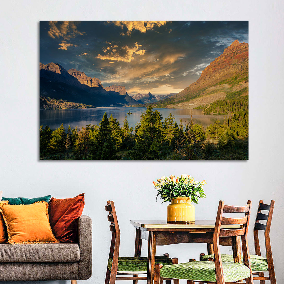 Wild Goose Island, St. Mary Lake Wall Art