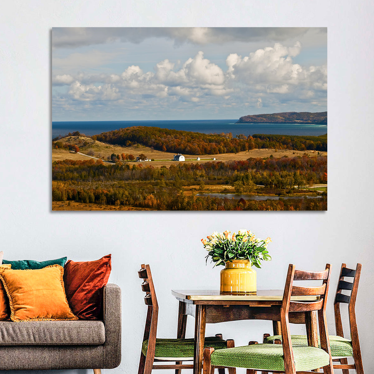 D.h. Day Farm, Glen Arbor Wall Art in a room, landscape