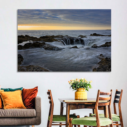 Thor's Well at Cape Perpetua Wall Art