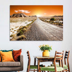 Infinite Desert Road Wall Art